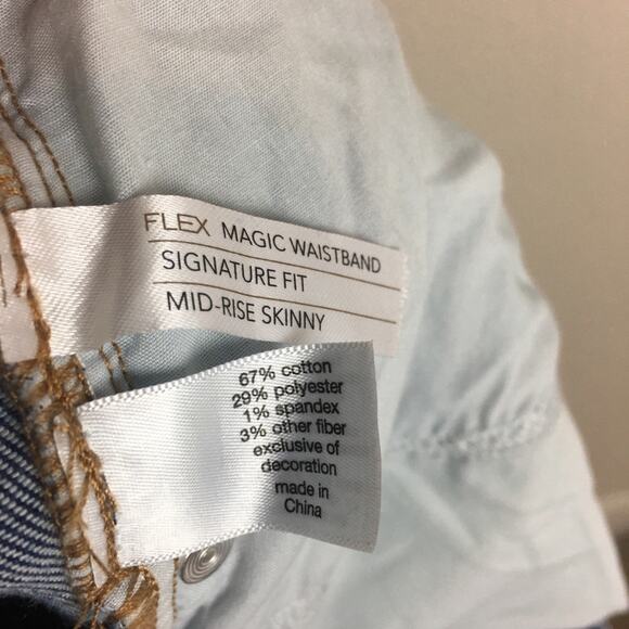 Lane Bryant Blue Signature Fit Skinny NWT Jeans 22 - Picture 8 of 8